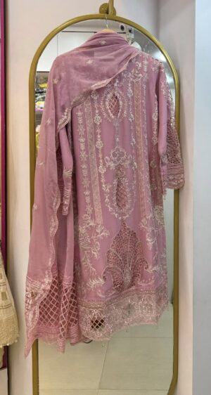 NAU BAHAR full stiched organza and chiffon