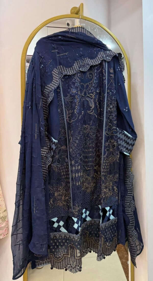 NAU BAHAR (stitched) organza & chiffon collection - Image 10