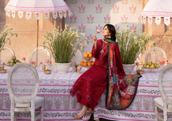 Husn E Jahan by Mahnur   Semi Stitched - Image 2