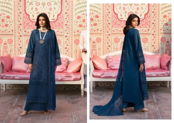 Husn E Jahan by Mahnur   Semi Stitched - Image 6