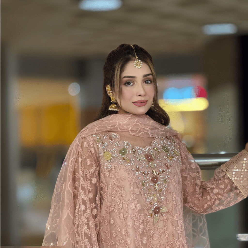 Pink Color Mona Gown