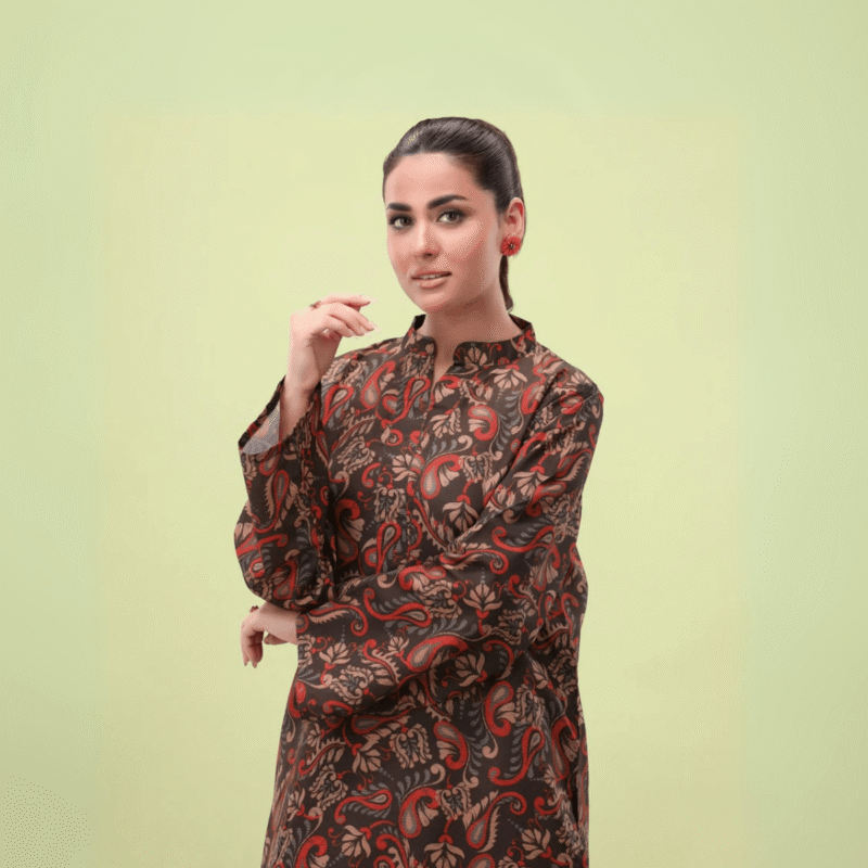 Mohagni Digital Printed Silk Lawn Suit – 2 Piece & 3-Piece Stitched Outfit