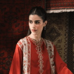 ETHNC Rozana Suit – Burgundy Embroidered 2-Piece Set