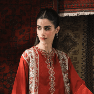 ETHNC Rozana Suit – Burgundy Embroidered 2-Piece Set